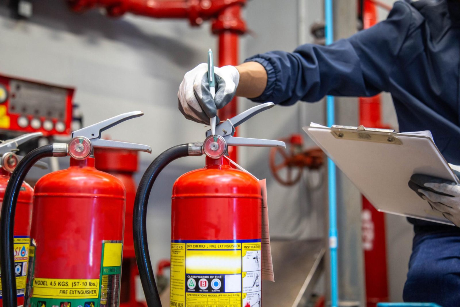 Professional fire extinguisher maintenance in London